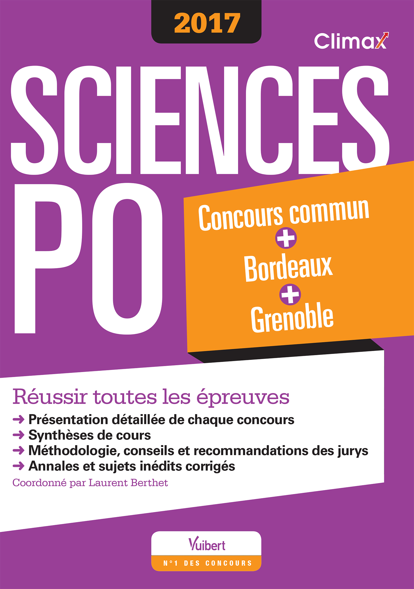 Concours Sciences Po 2017  Vuibert